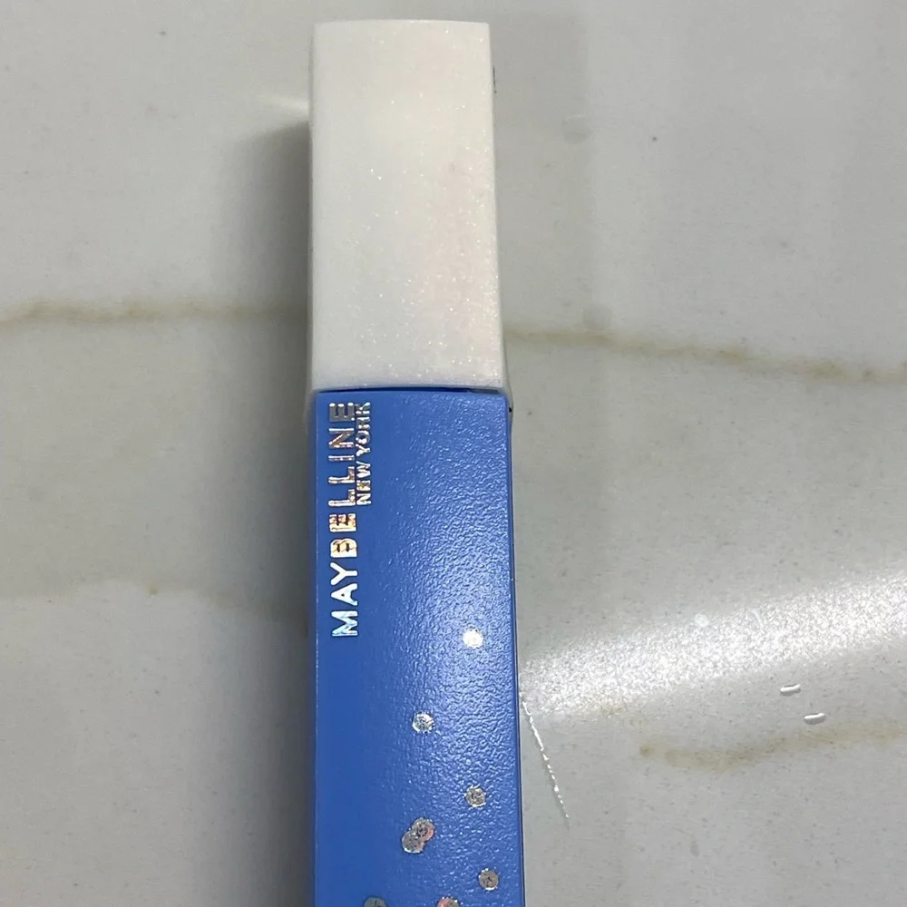 MAYBELLINE BLUE DISCO LINER & LIPSTICK NEW